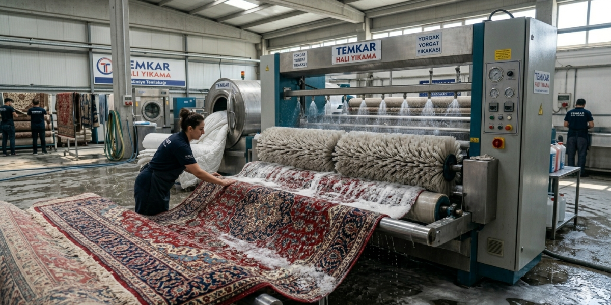 Adana halı yıkama için kullanılan profesyonel makine ve ekipmanlar - Seyhan Çukurova hizmet bölgesi